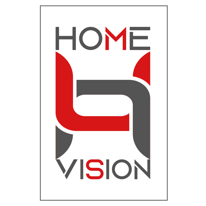 تصميم شعار شركة هوم فيجن  HOME VISION COMPANY LOGO DESIGN I