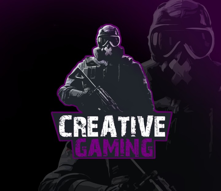 Creative gaming team logo