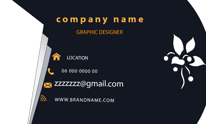 قالب كرت  carte visite ||business card