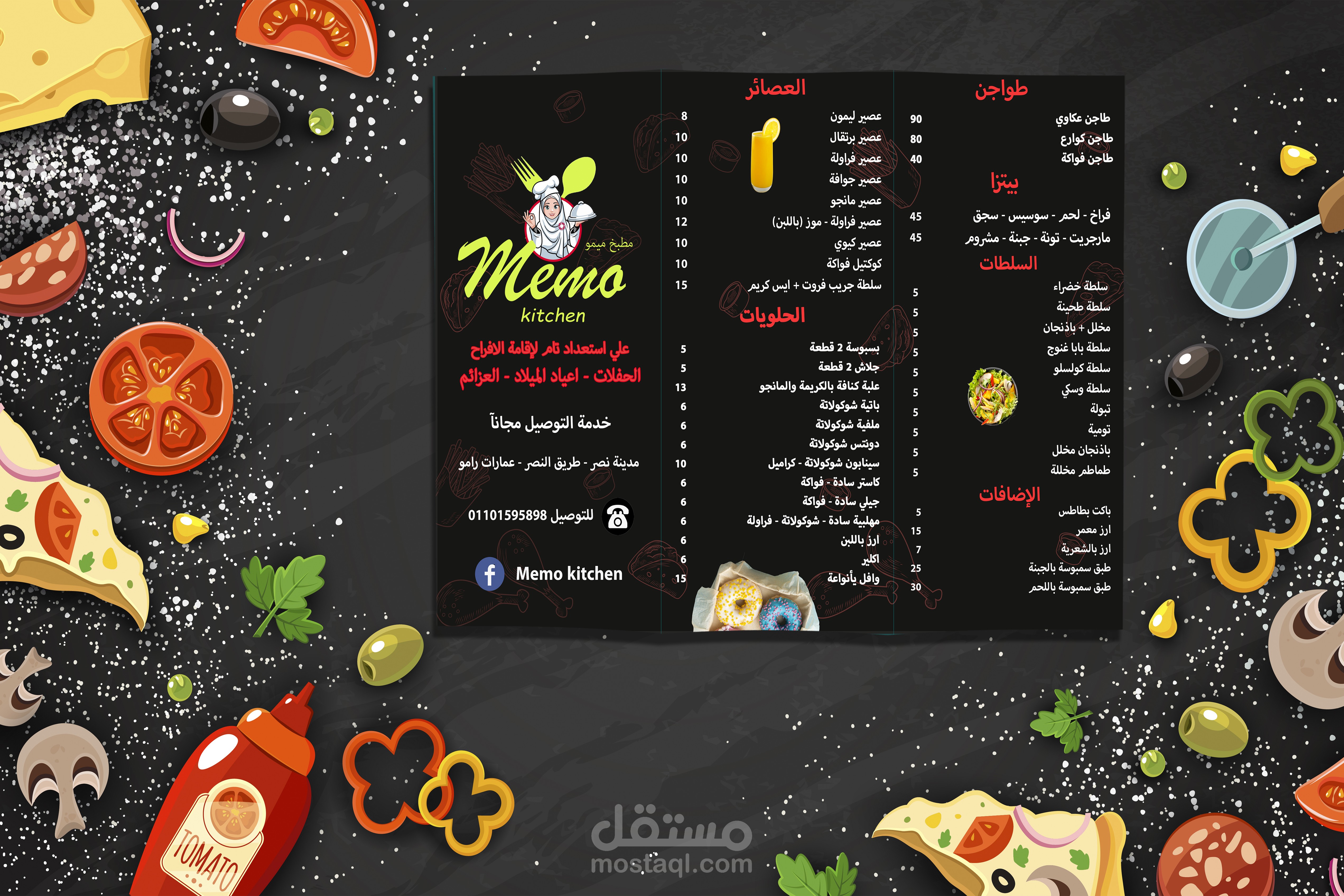 MENU FOR RESTURANT 2