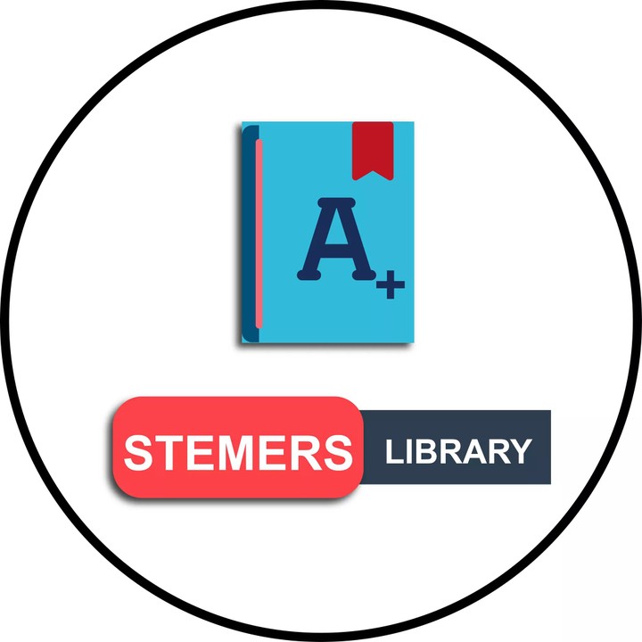 شعار لموقع إلكتروني يسمى ب STEMERS library + تصميم غلاف لصفحة الfacebook لهذا الموقع