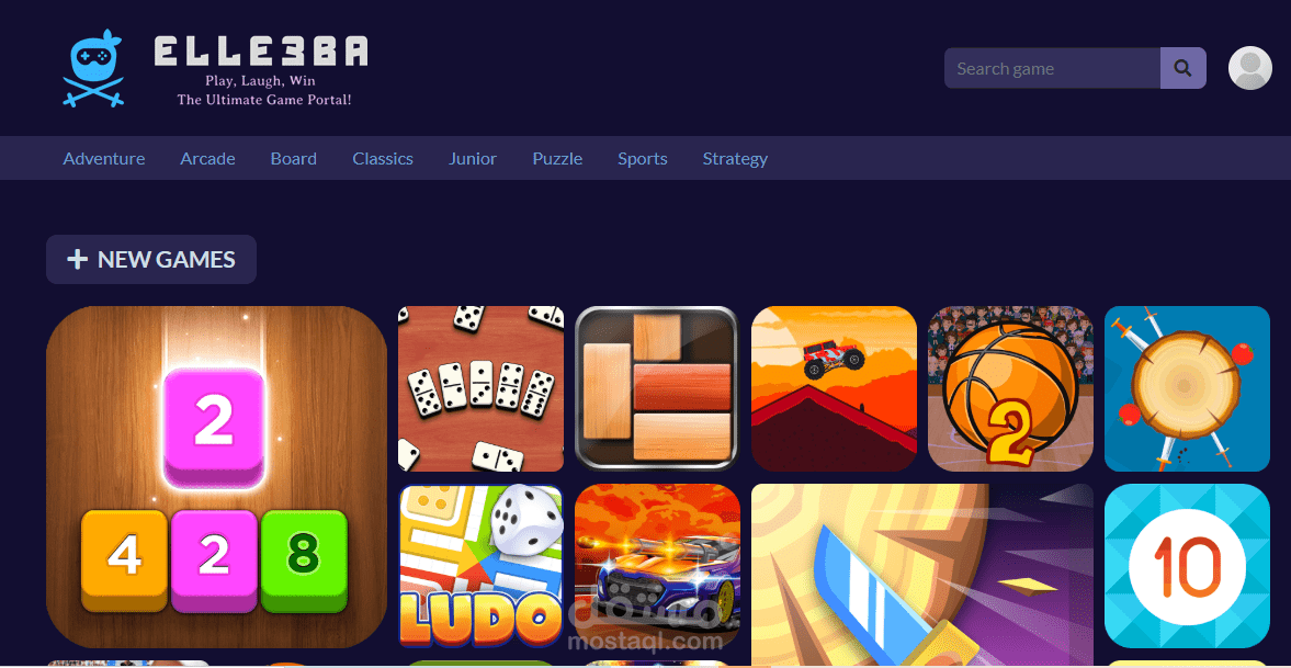 Gaming Portal Online - منصة العاب مجانية