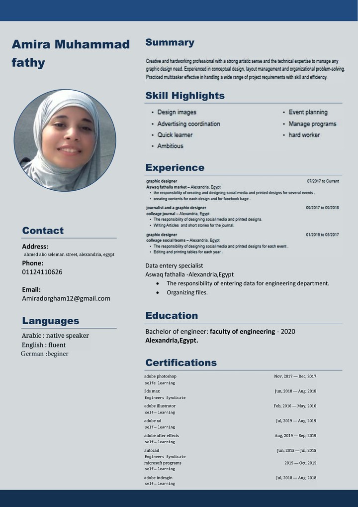 My CV