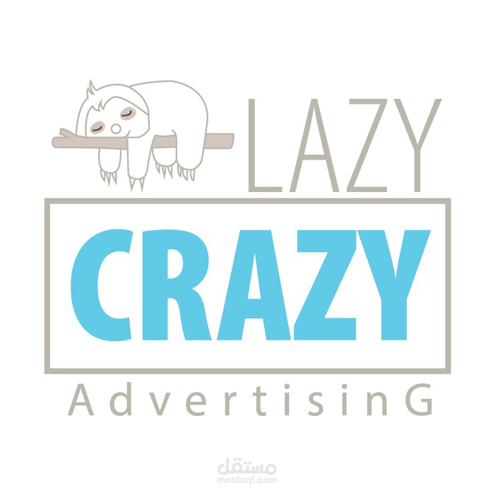 LAZY  CRAZY ADVERTISING COMPANY LOGO