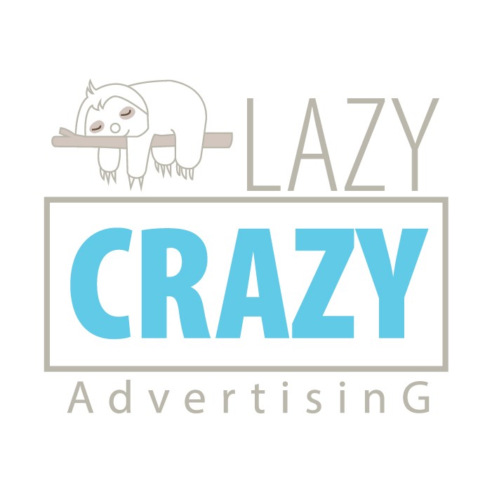LAZY  CRAZY ADVERTISING COMPANY LOGO