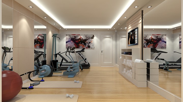 Interior design for Gym Room