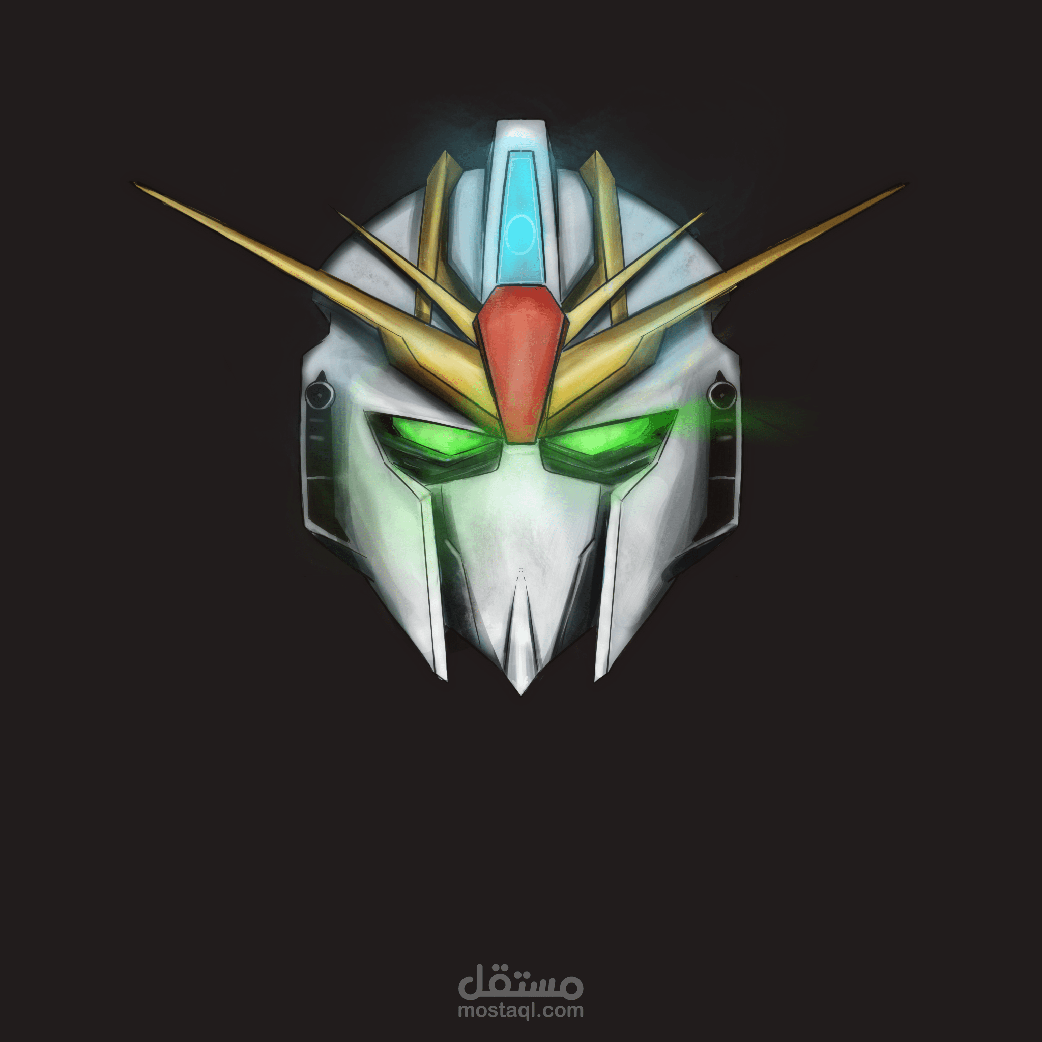 تصميم شعار Gundam