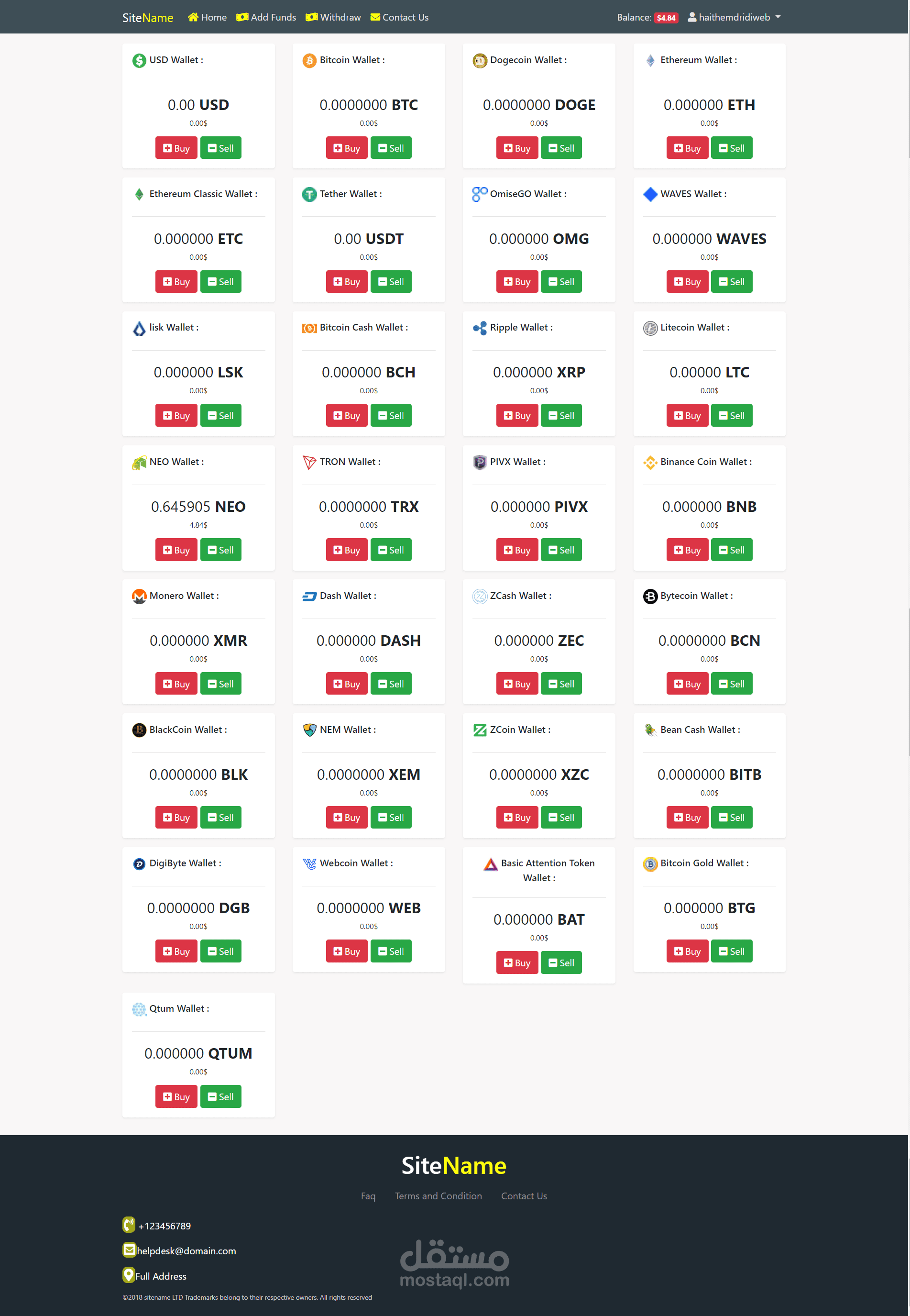 سكريبت تبادل العملات الرقمية