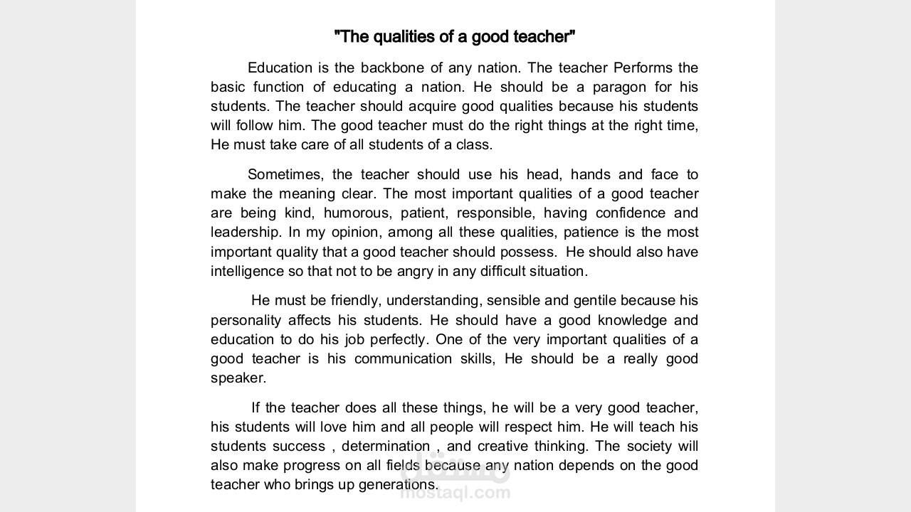 The Qualities Of A Good Teacher 4-qualities-of-a-great-leader-infographic