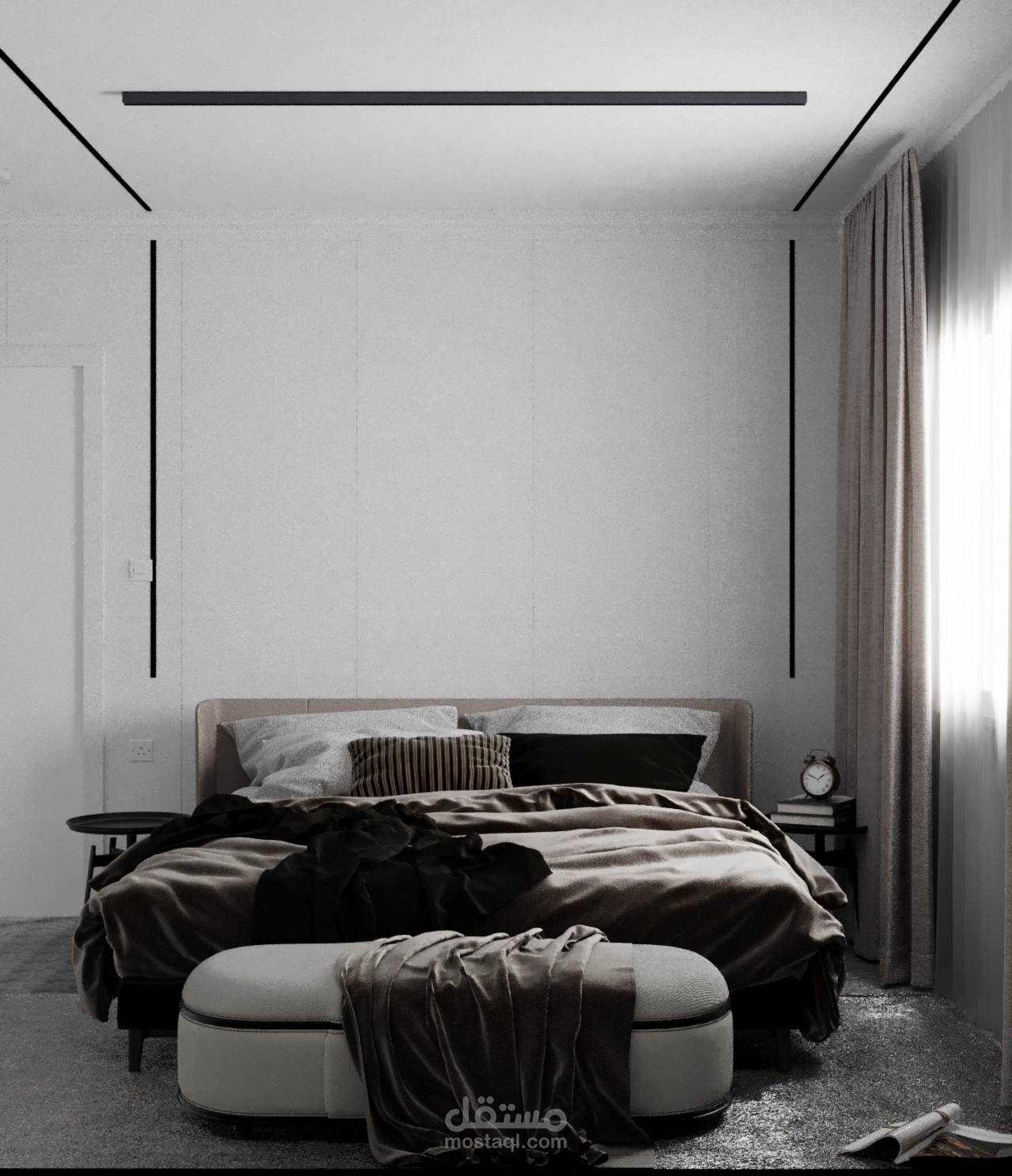 Minimalist Elegance - A Bedroom Interior Design