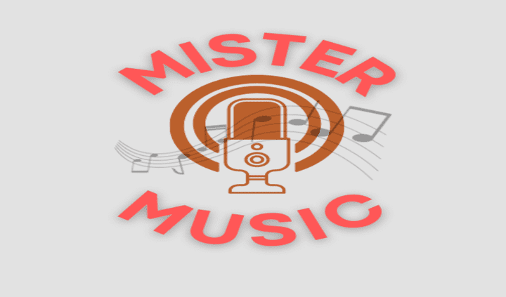 لوجو أستوديو صوت mister music