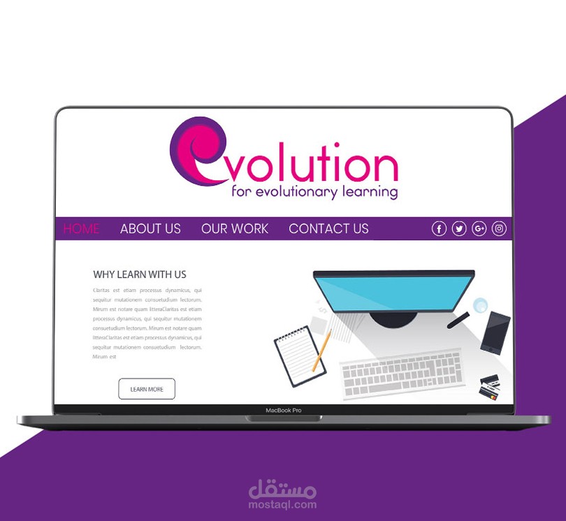 evolution Website Design