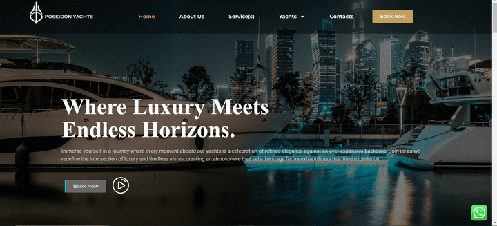 موقع poseidonyachtsdubai `لليخوت