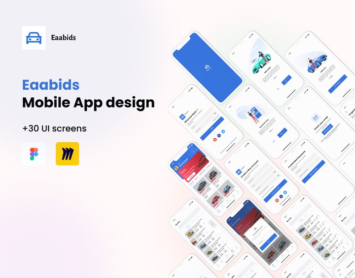 UI/UX Design for Mobile app | Eaabids