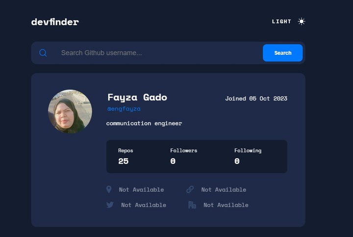 devfinder