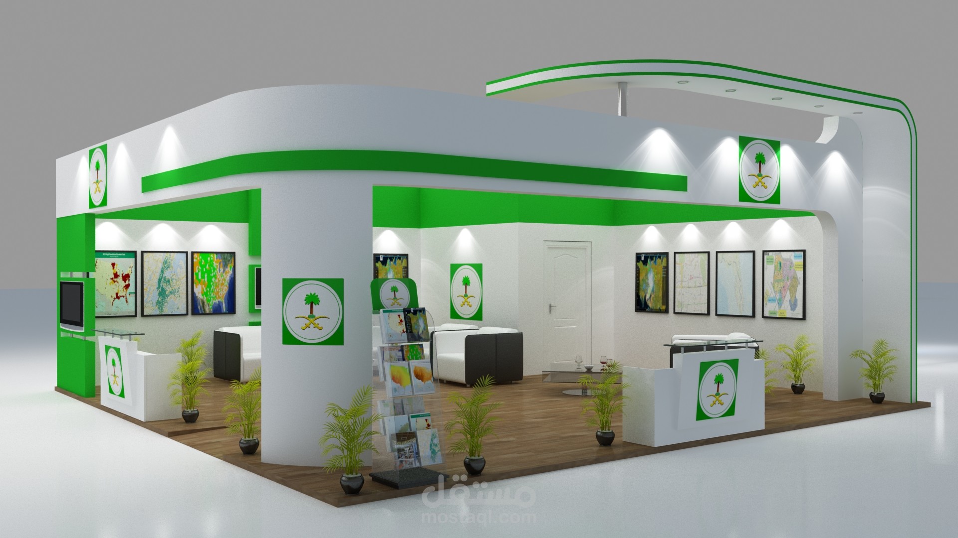 تصميم booth 3D