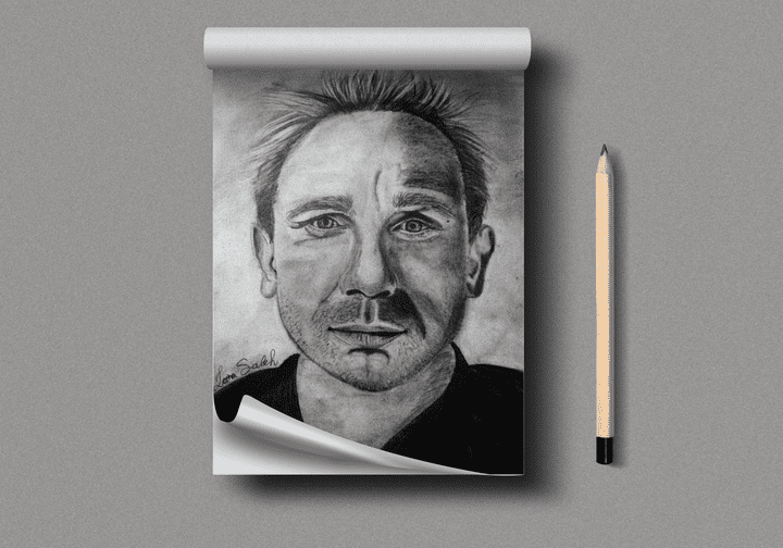 MAN - Pencil Sketch Portrait