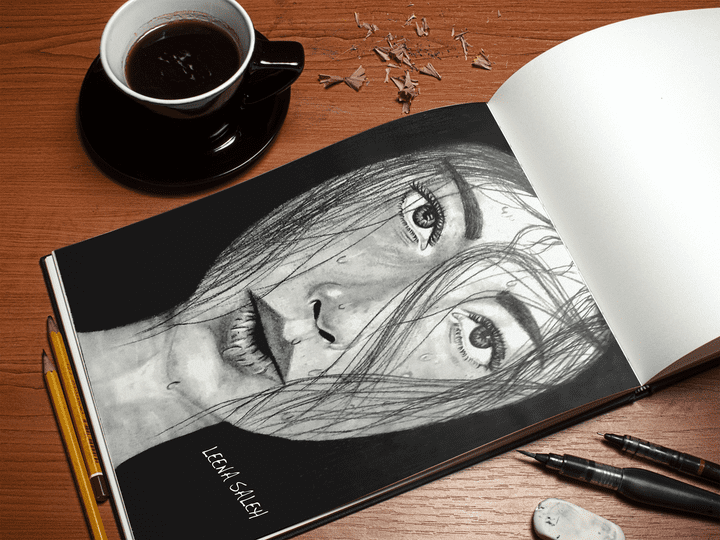 GIRL - Pencil Sketch Portrait