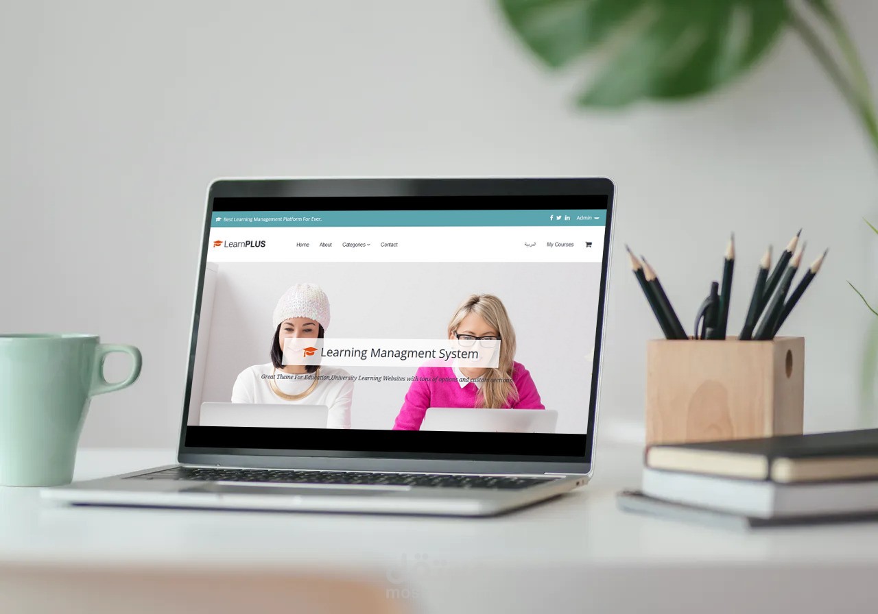 موقع تعليمي Laravel LMS