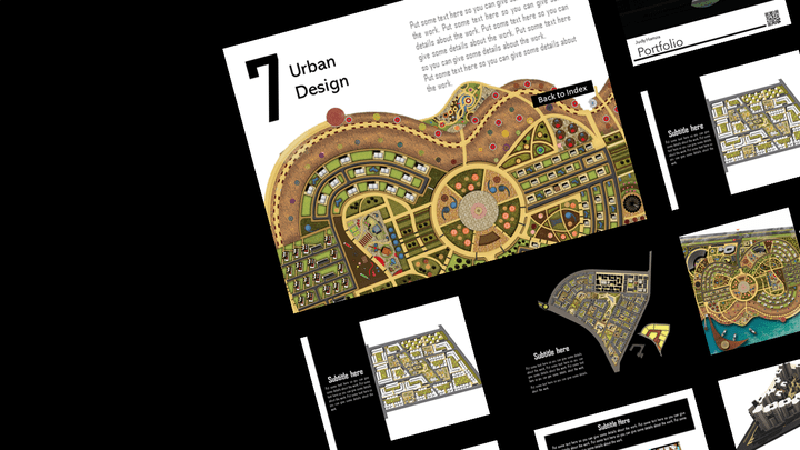 PowerPoint Architecture Portfolio - Urban Design