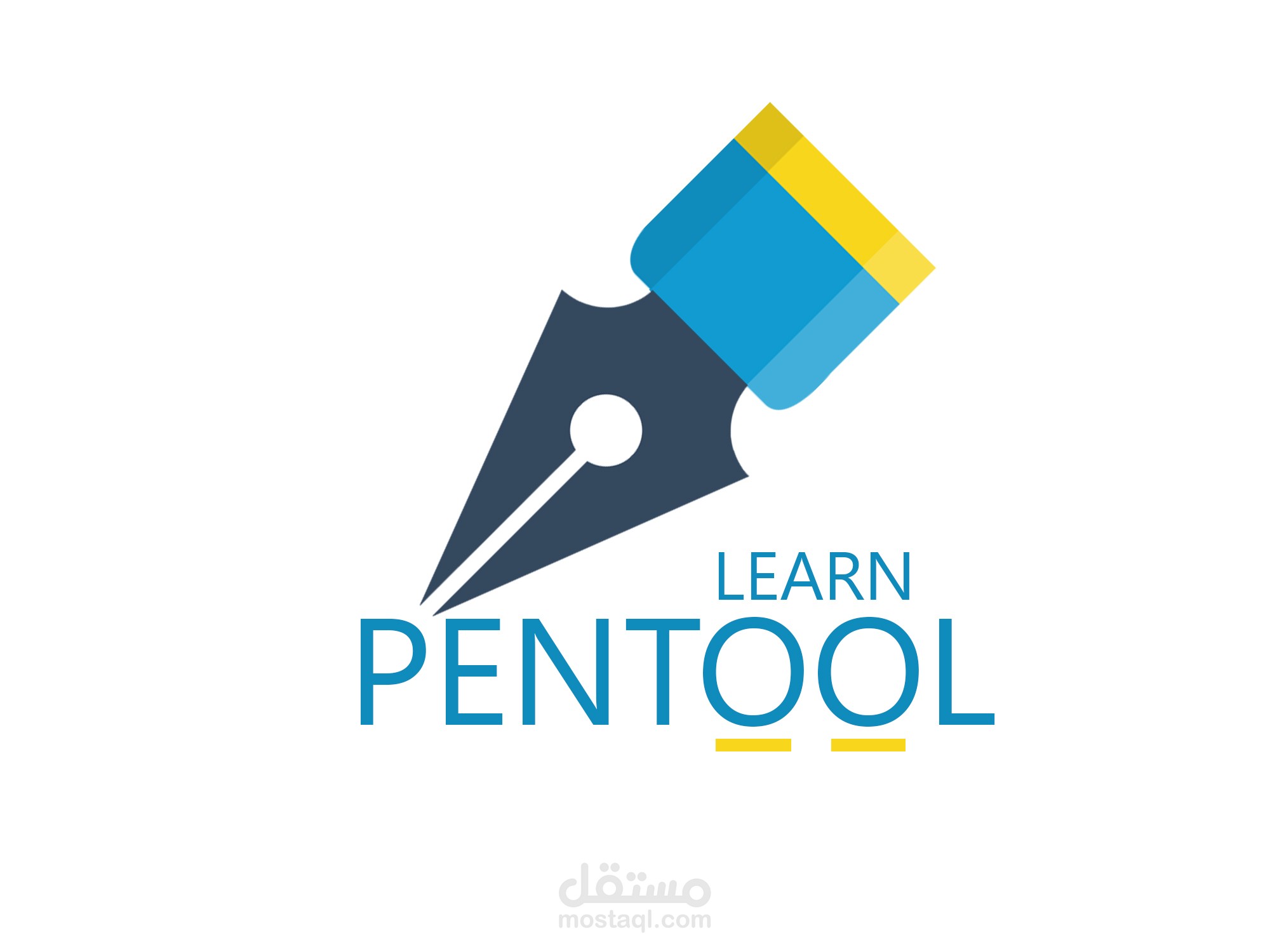 تصميم شعار لموقع Learn PenTool