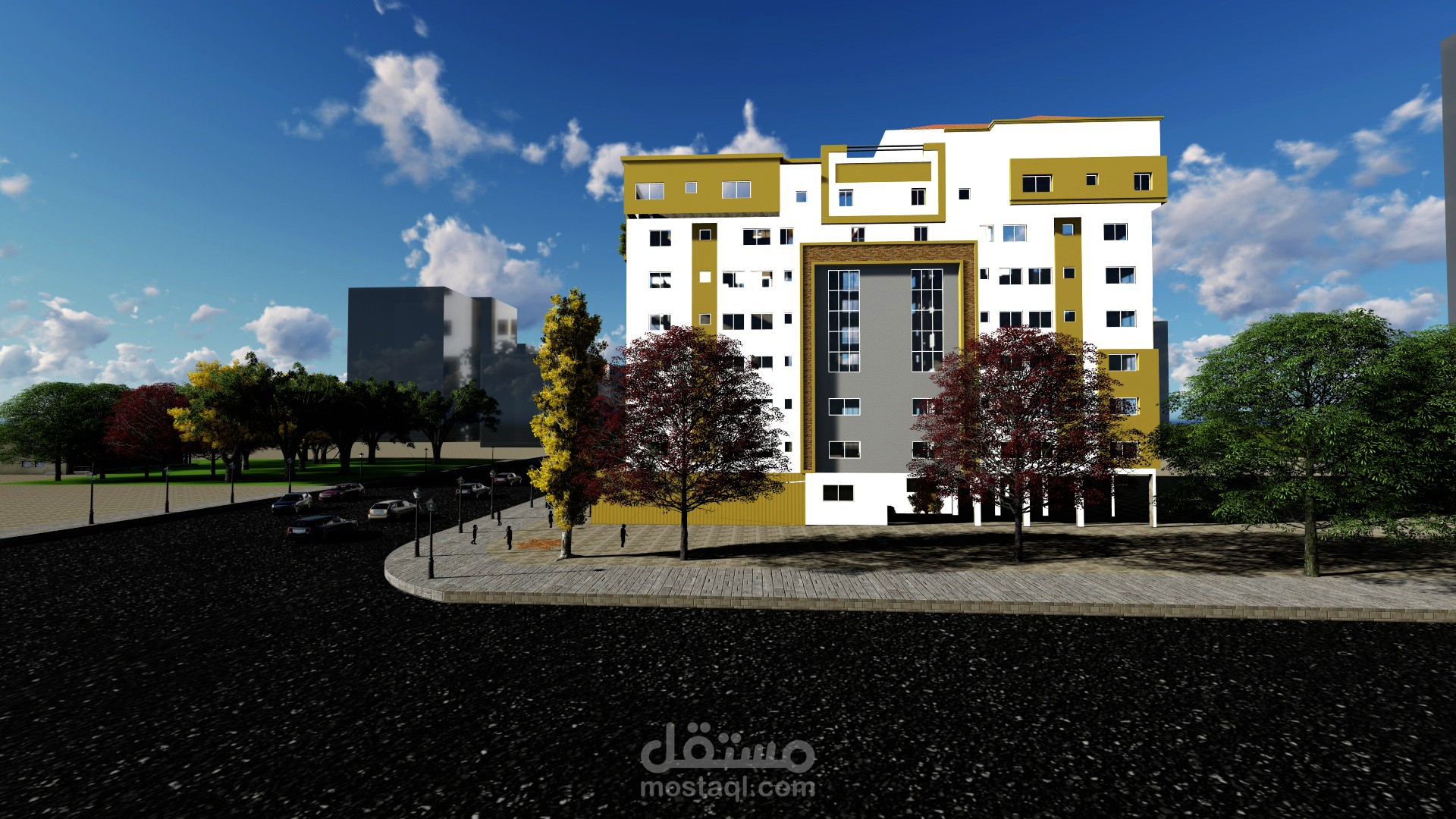 تصميم مبنى سكني