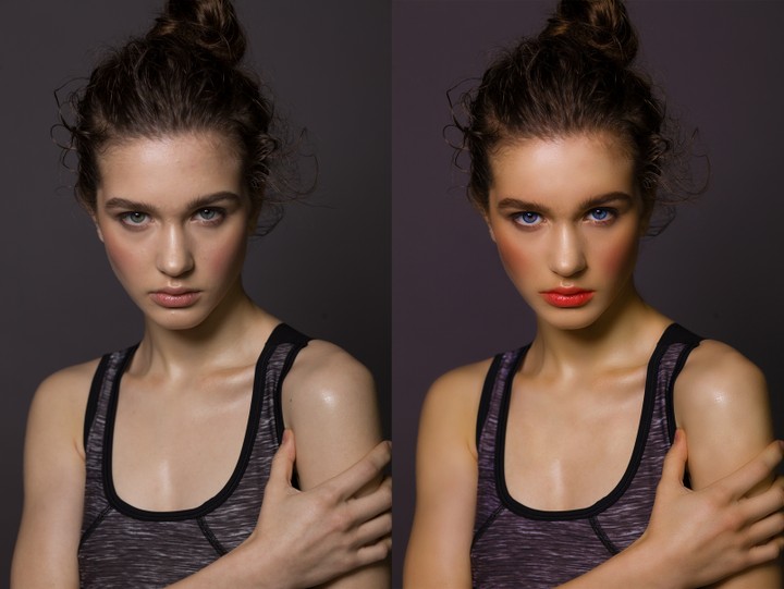 Portrait retouching