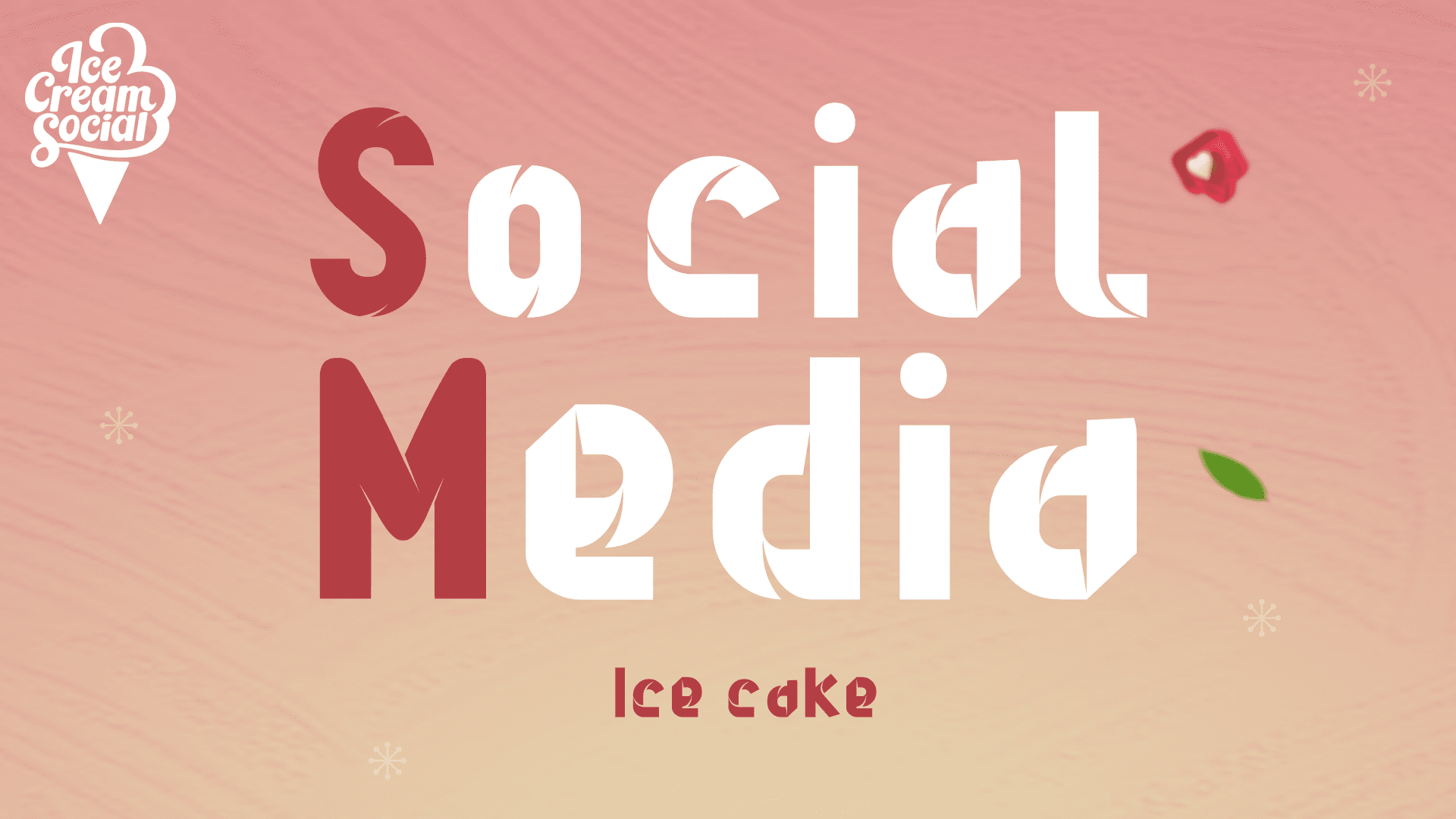 ice cake - social media