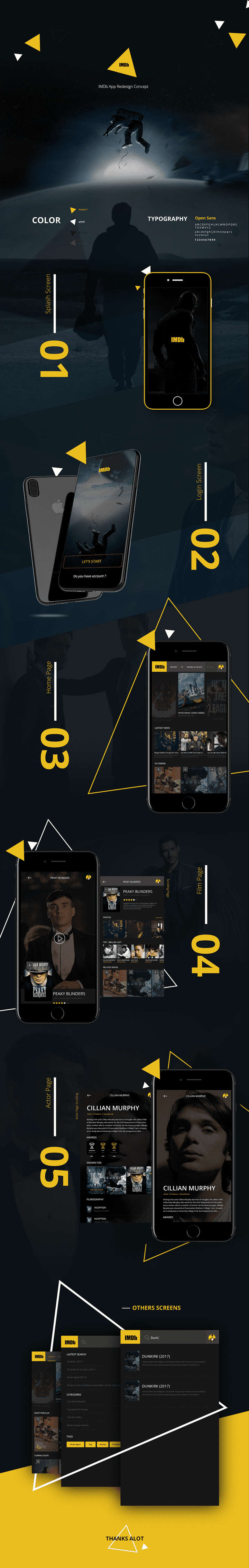 IMDb App redesign Concept