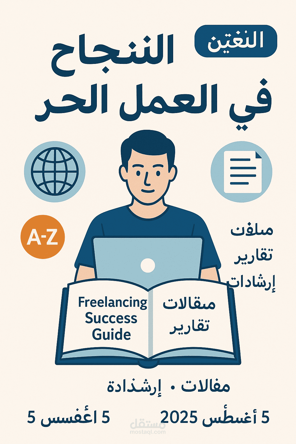 دليل شامل للنجاح في العمل الحر عبر الإنترنت – باللغة الإنجليزية والعربية