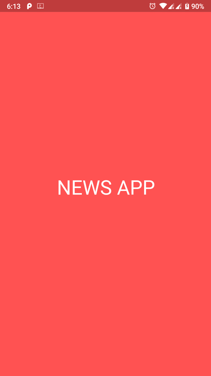 sample news app