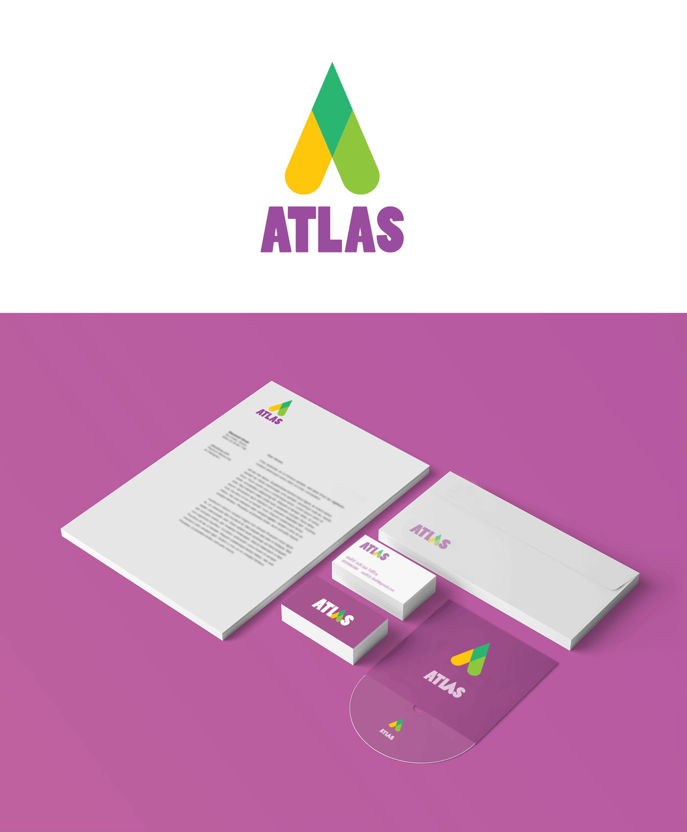 شعار وهوية atlas