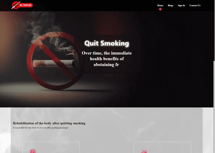 help users quit smoking