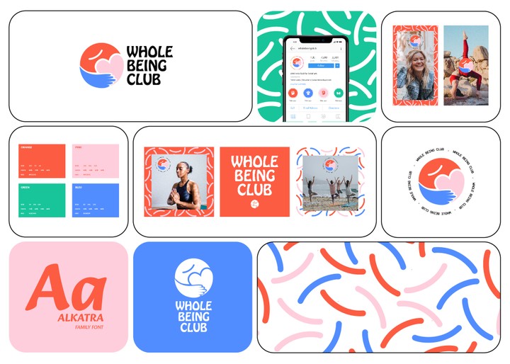 WHOLE BEING CLUB - BRAND IDENTITY DESIGN