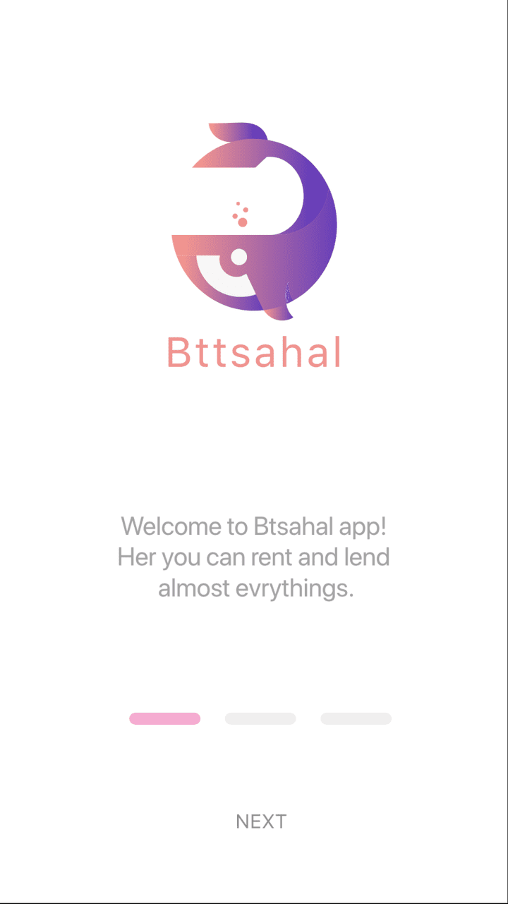 UI/UX Design Bttsahl App