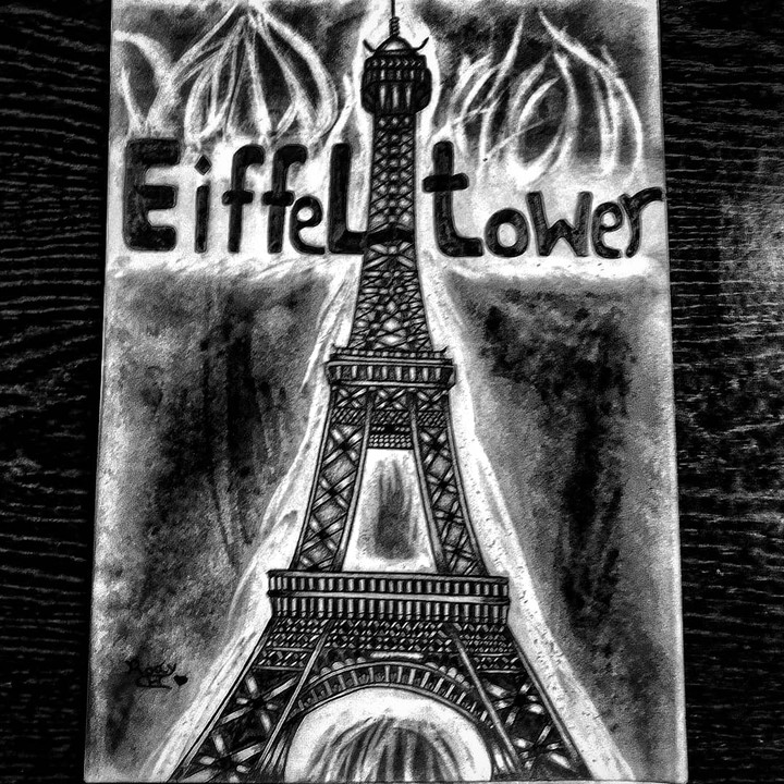 Eiffel tower drawing