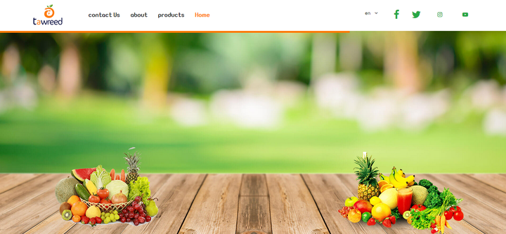 موقع توريد لتجارة الفواكه و الخضروات