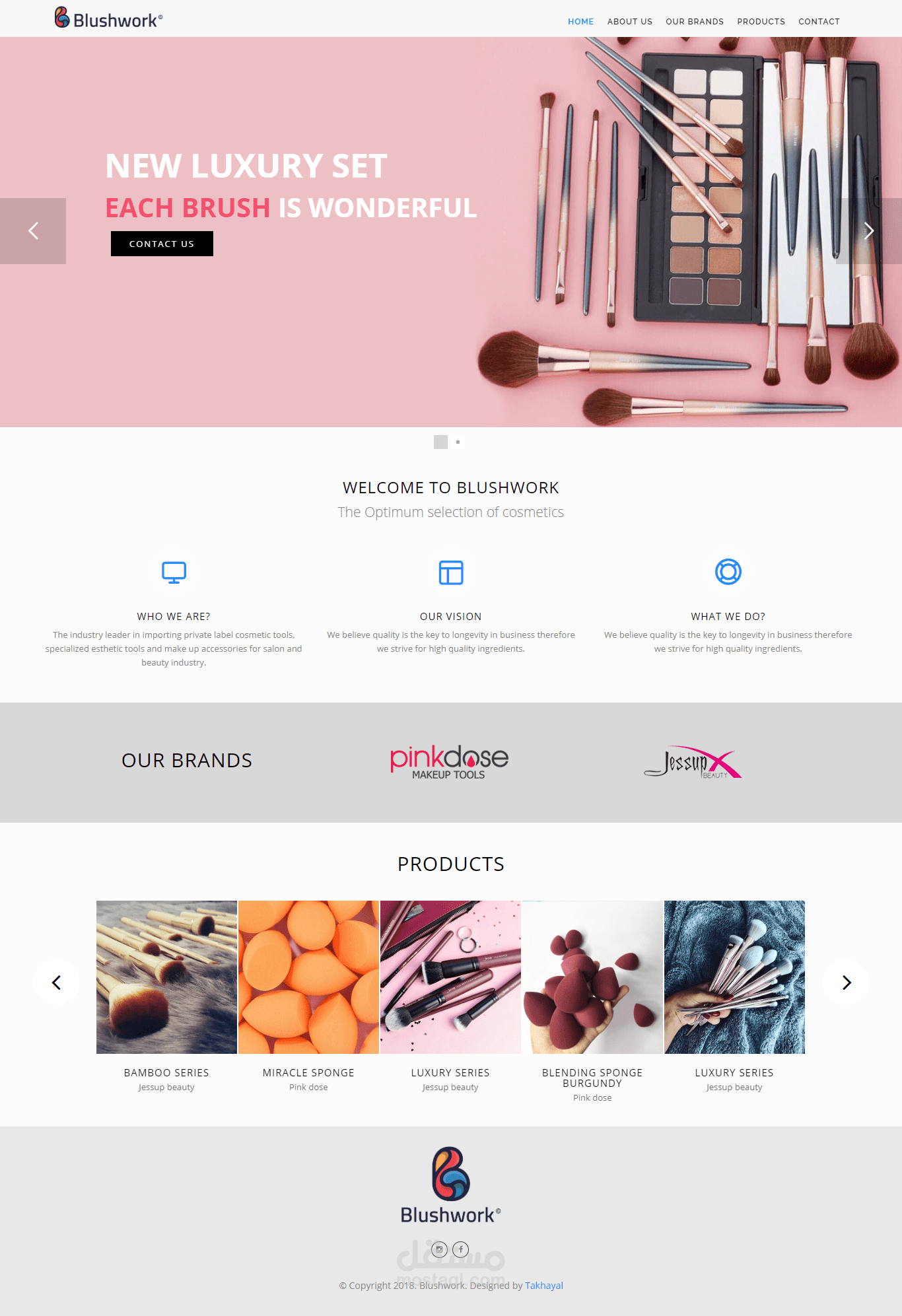 landing page