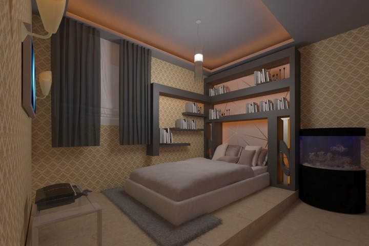 Bed room interior design