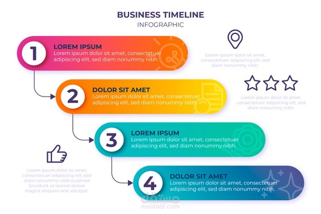 infographic تصميم انفو جراف احترافي