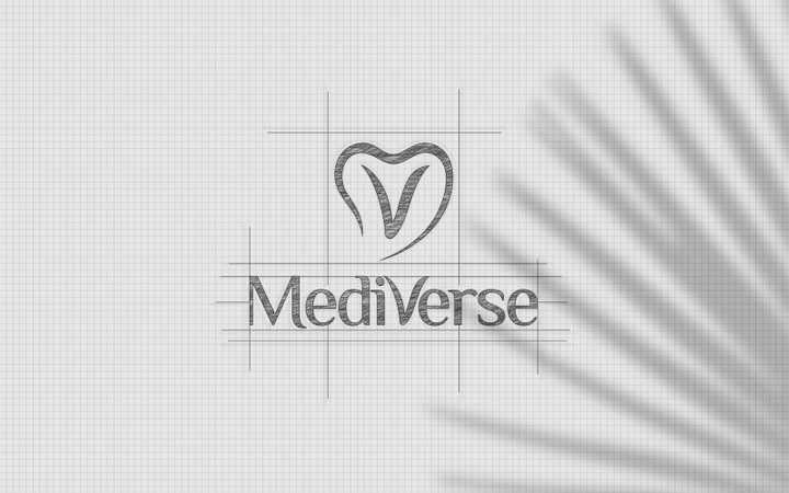 هوية بصرية مركز طبي Medi Verse