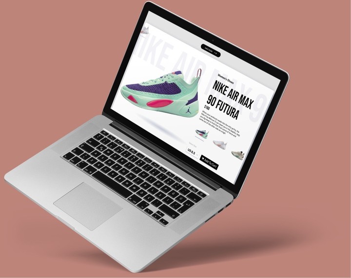 Empowering Performance: Nike's Web Design Showcas