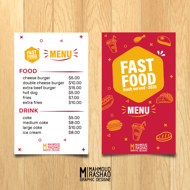 Menu Fast Food