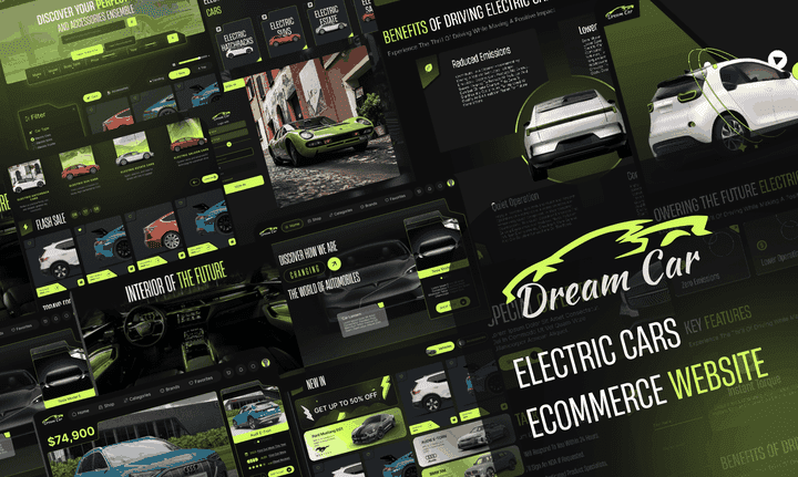 An electric Cars Sales e-commerce Website