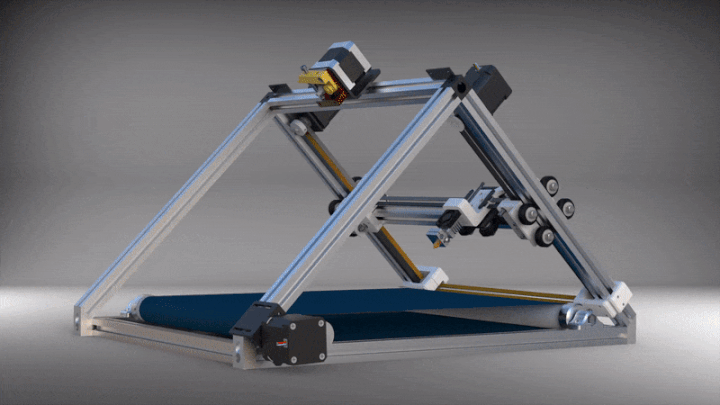 Moving Bed 3d Printer - MB3DP