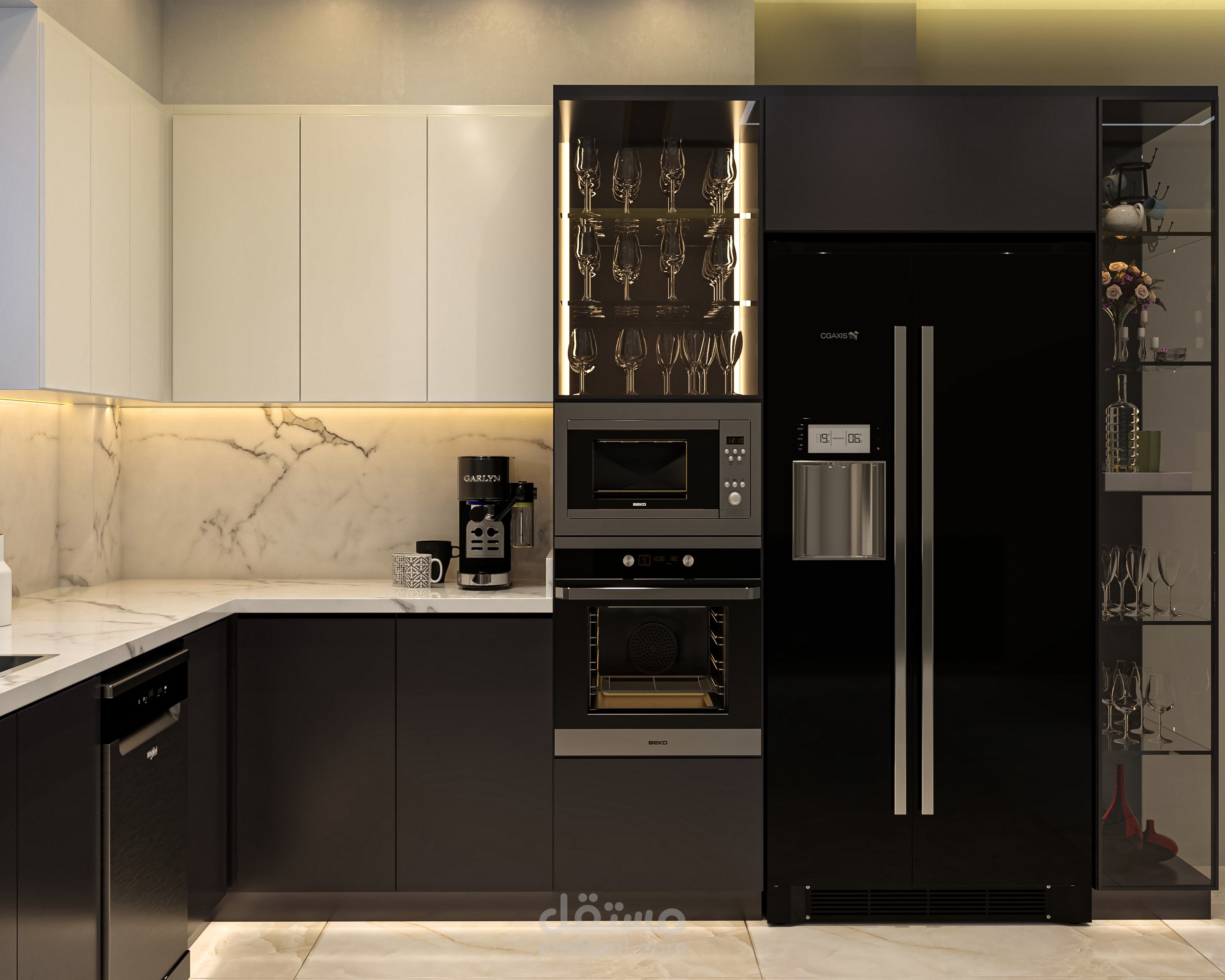 تصميم مطبخ ( Kitchen design ) | مستقل