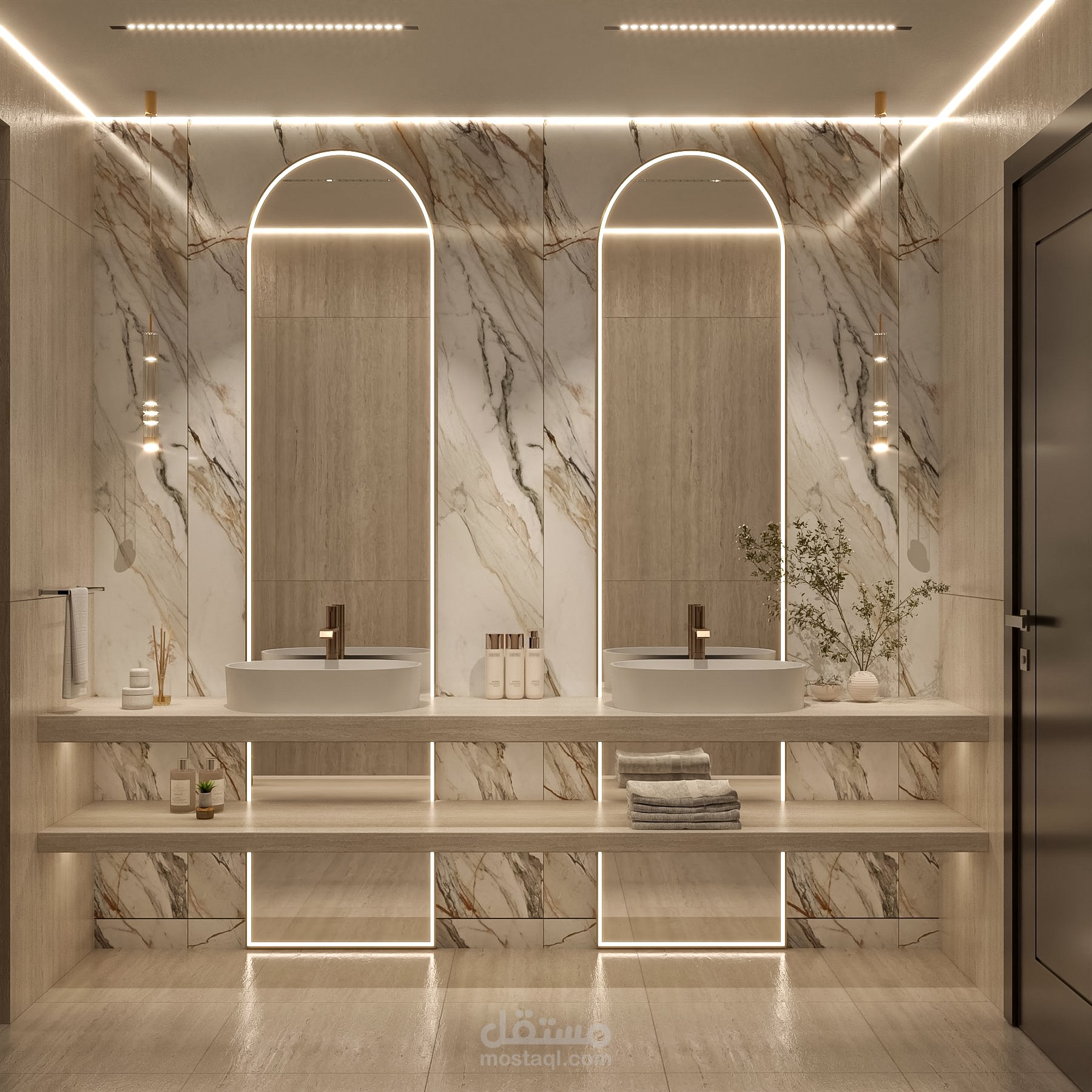 تصميم حمام ( Bathroom design )