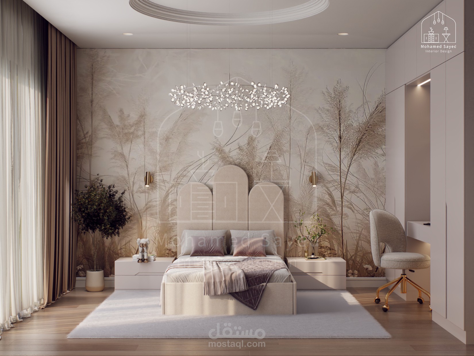 تصميم غرفة بنات( Room design )