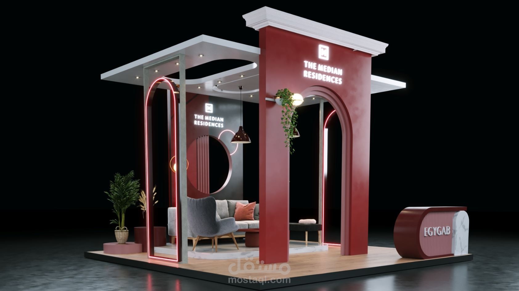 تصميم بوث