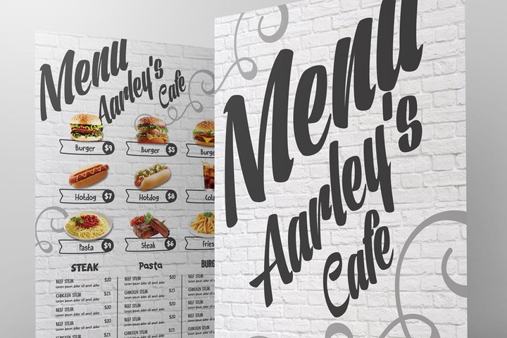 menu  design